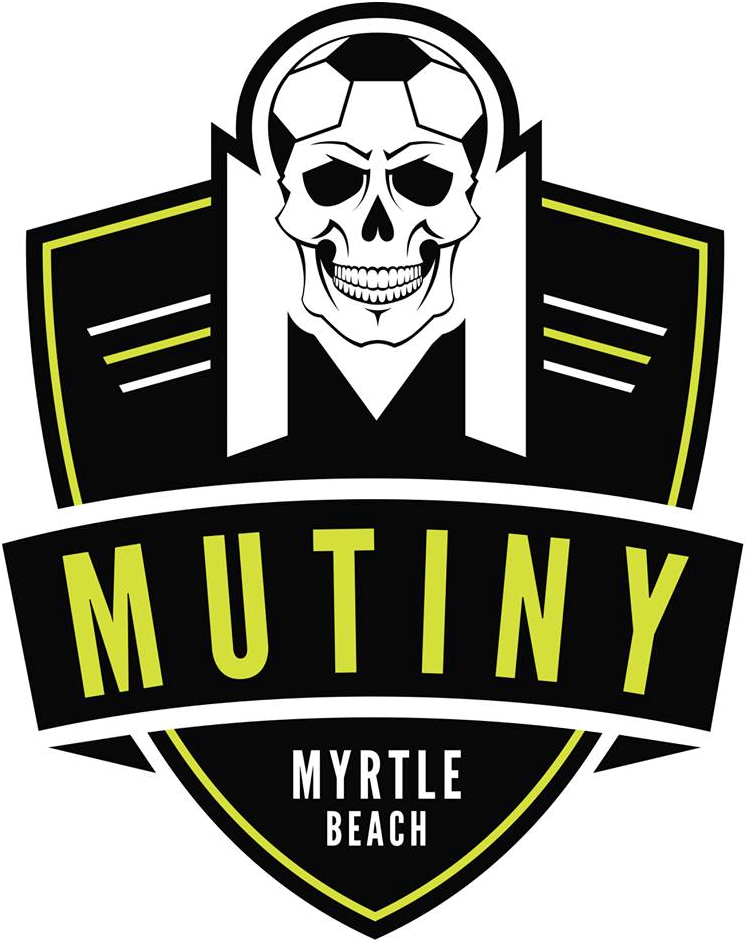 myrtle beach fc mutiny 2014-pres primary logo t shirt iron on transfers
